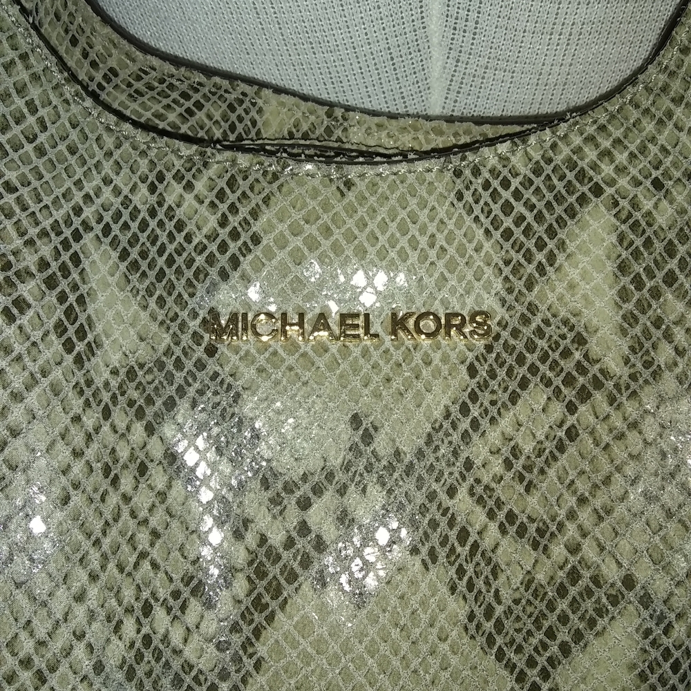 Michael Kors Python Shoulder Bag Guc - image 2